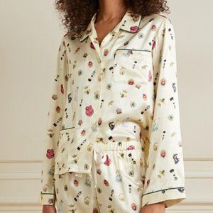 Morgan Lane Ruthie Chantal pj top queen of hearts print XL